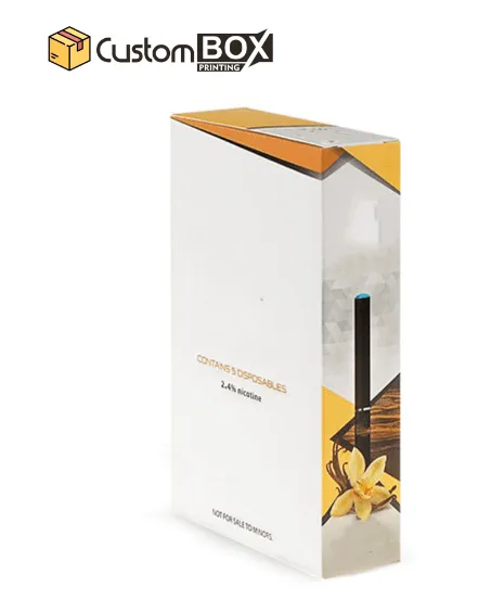 Electronic Cigarette Boxes — custom printed packaging from Custom Box Printing